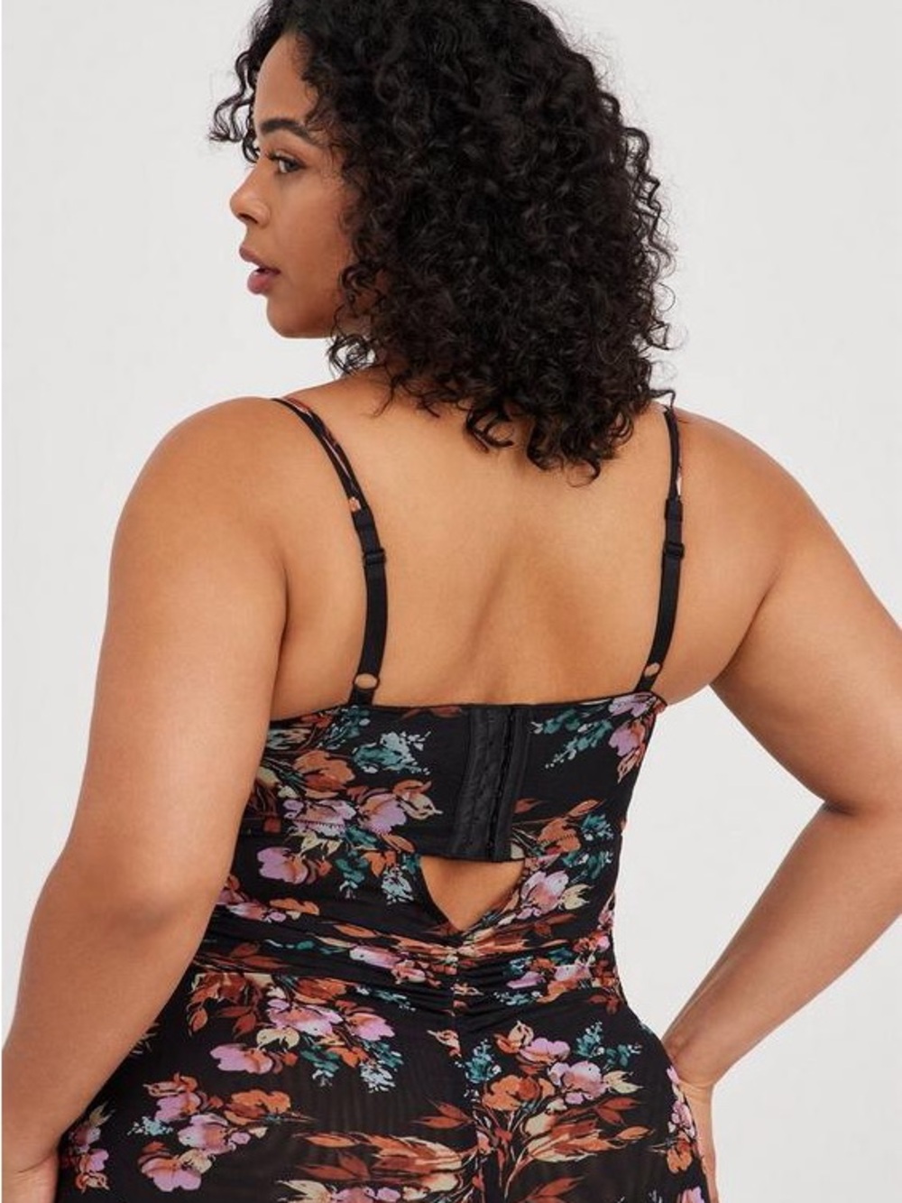 Torrid Curve Ruched Mesh Chemise - Picture 15 of 16